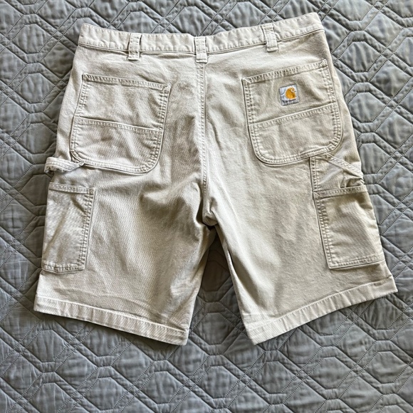 Carhartt Rugged Flex Relaxed Fit Canvas Utility Work Shorts Bundle of 2 Size 38 - Picture 5 of 15